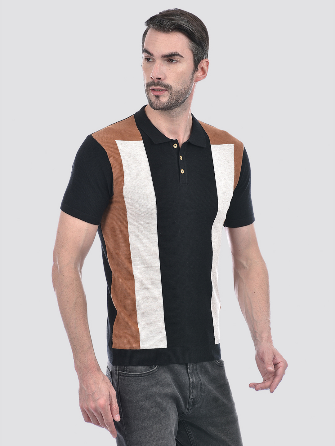 Numero Uno Men Color Block Multicolor T-Shirt